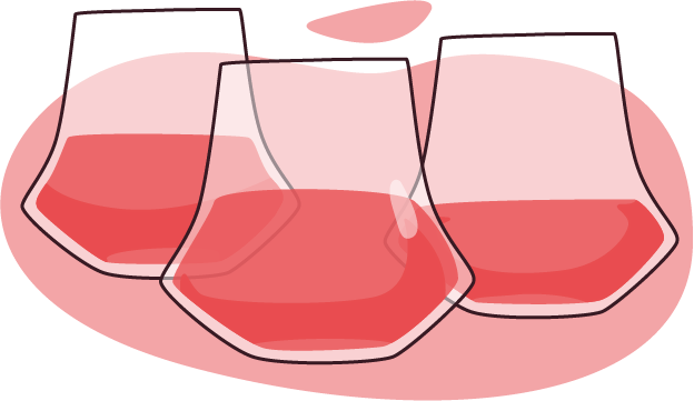 3 VERRES DE RHUM